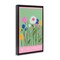 Stupell Industries Wild Flowers with Pink Border Floating Frame, design by Elizabeth Medley